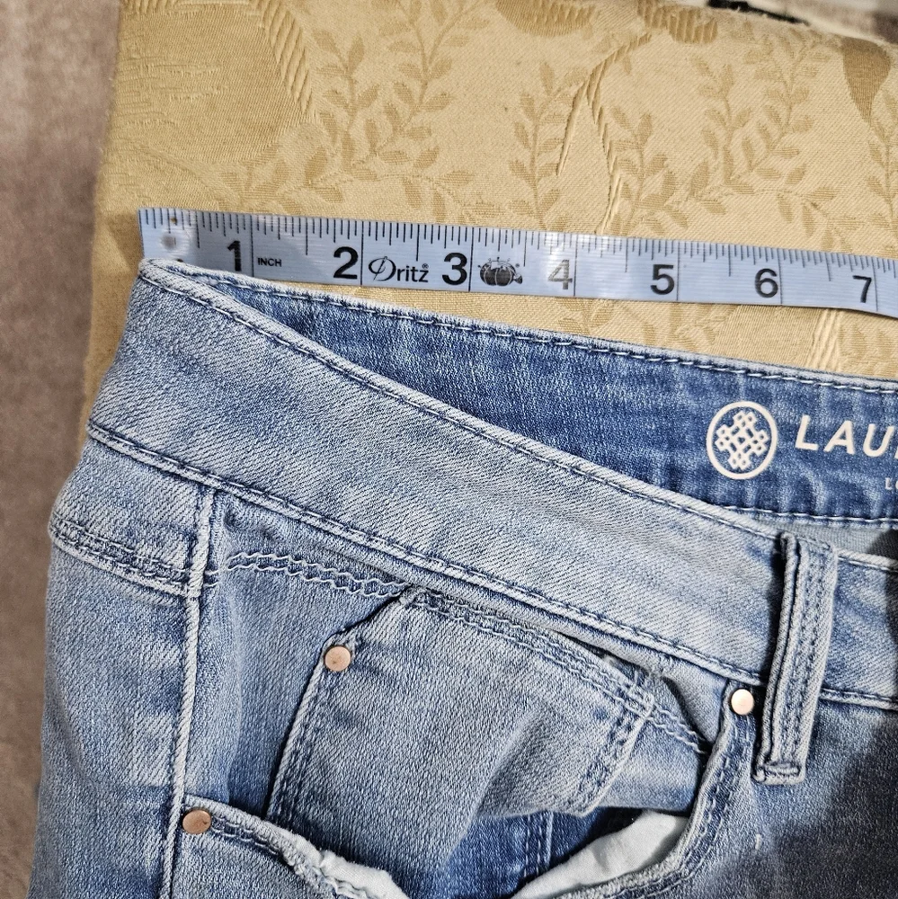 Laurie Felt Los Angeles Daisy Denim Girlfriend Jeans Plus Size 20W